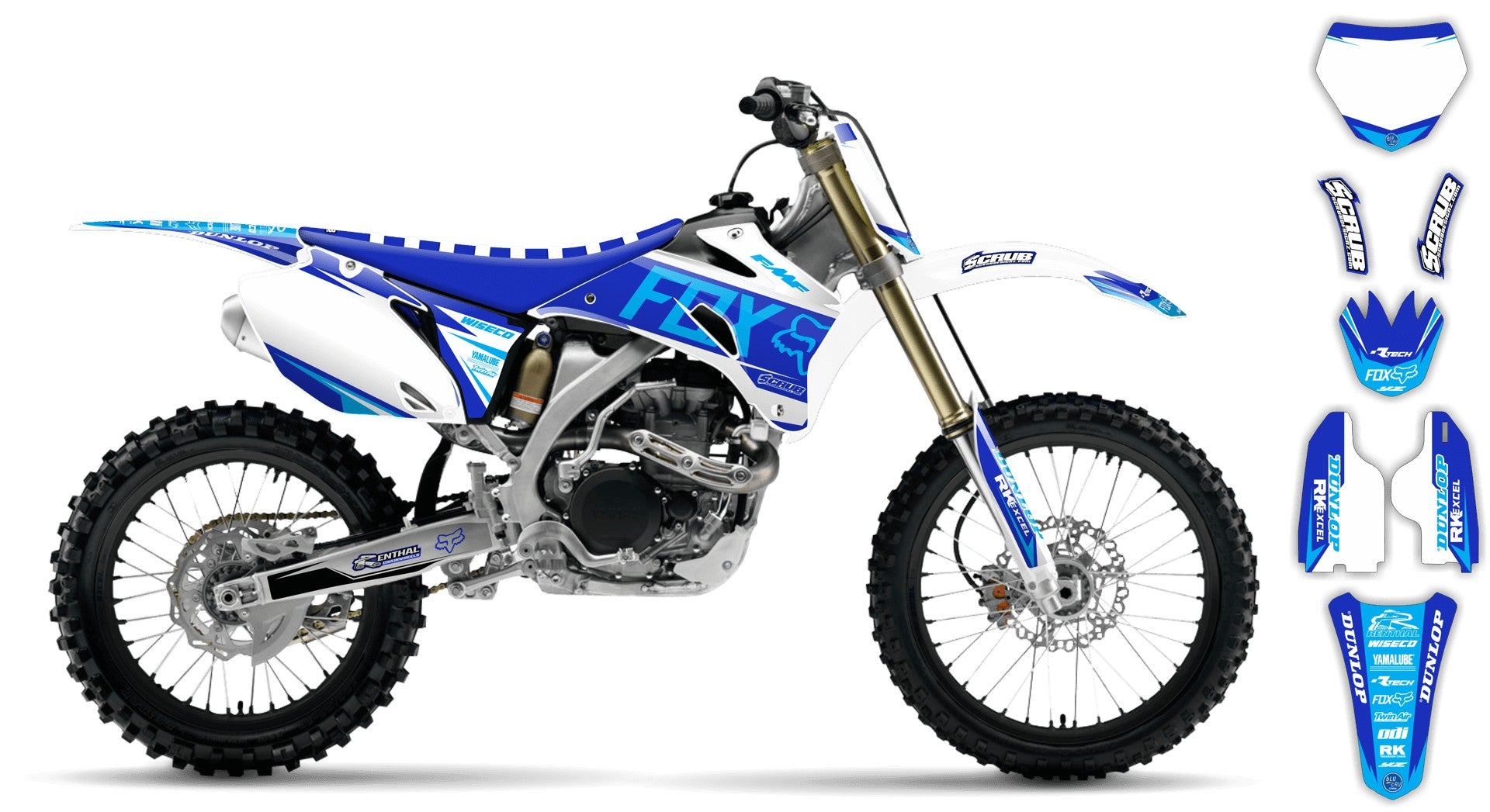 Scrub Designz Dekalkit Yamaha Varnix LE (Inkl. Eget Namn & Nr