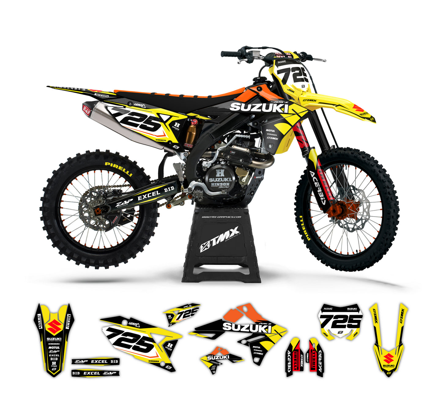 TMX Dekalkit Suzuki SX19 Series Trio