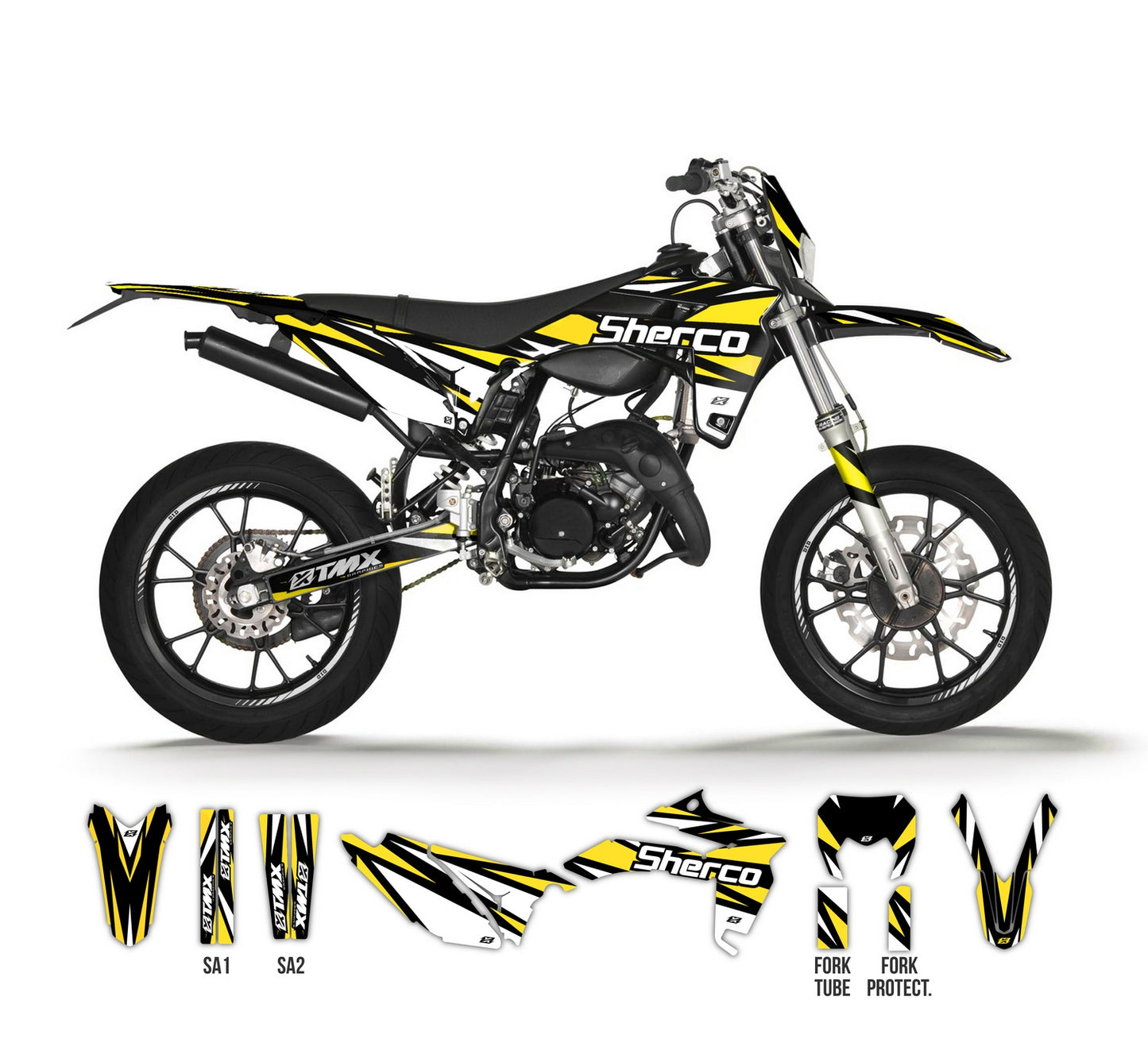 TMX Dekalkit Sherco SM-R / SE-R 50 2018-> Sector Black
