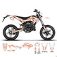 TMX Dekalkit Beta RR 50 2010-> Runnder Mono White Series