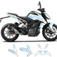 TMX Dekalkit KTM Duke 125-390 2016-2020 Strike White Edition