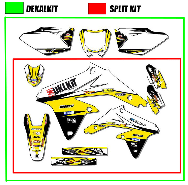 TMX Dekalkit Derbi Senda Racing X-treme 50 SM/R 2018-> Speedhunter Black Edition