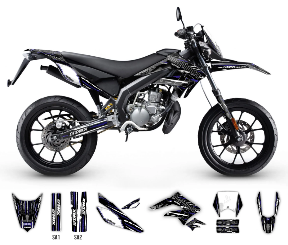 TMX Dekalkit Derbi Senda DRD X-Treme 2011-2017 Speedhunter Black Edition