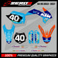 09 Zeronine Dekalkit KTM Team GoPro (Inkl. eget namn & nr)