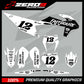 09 Zeronine Dekalkit KTM Team Fasthouse (Inkl. eget namn & nr)